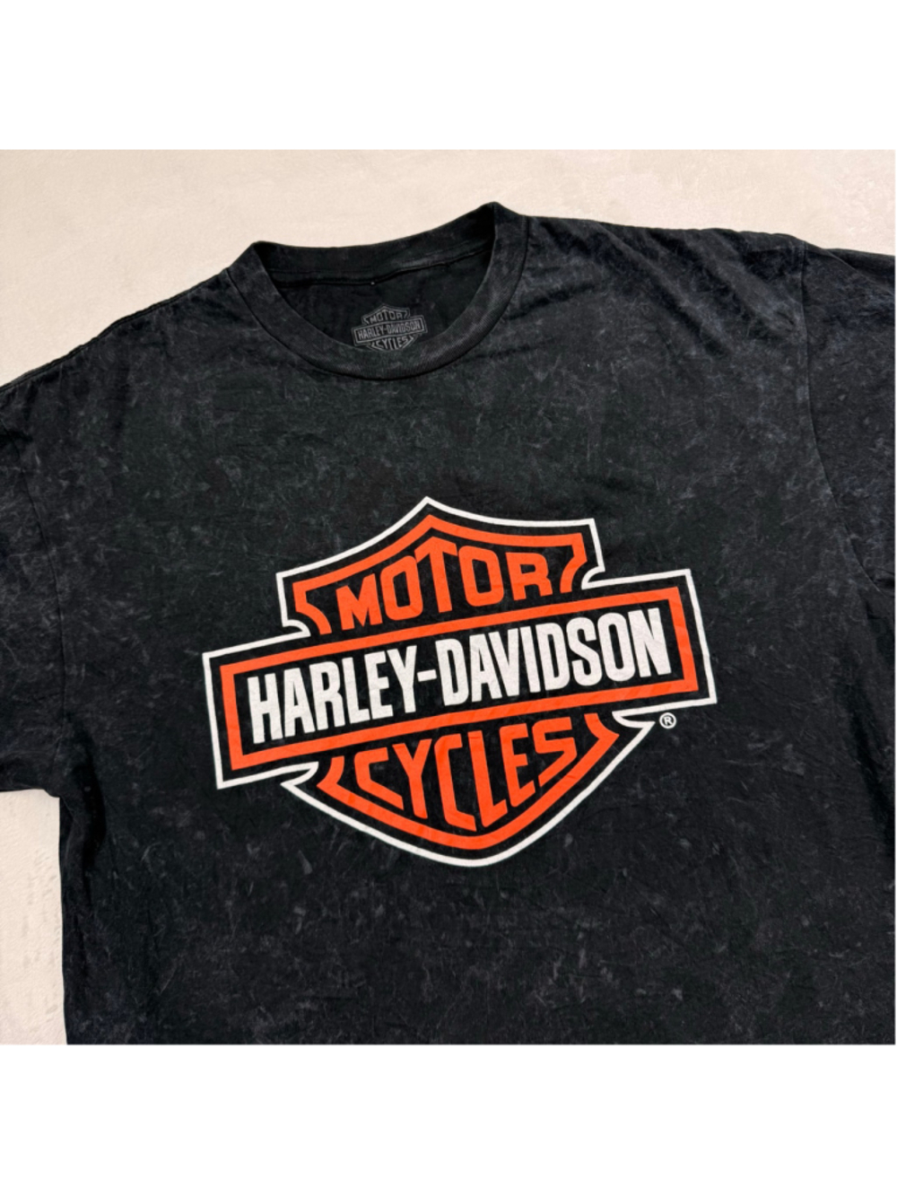 Men's Harley-Davidson Graphic T-Shirt‎ Large Black Grey Made In USA